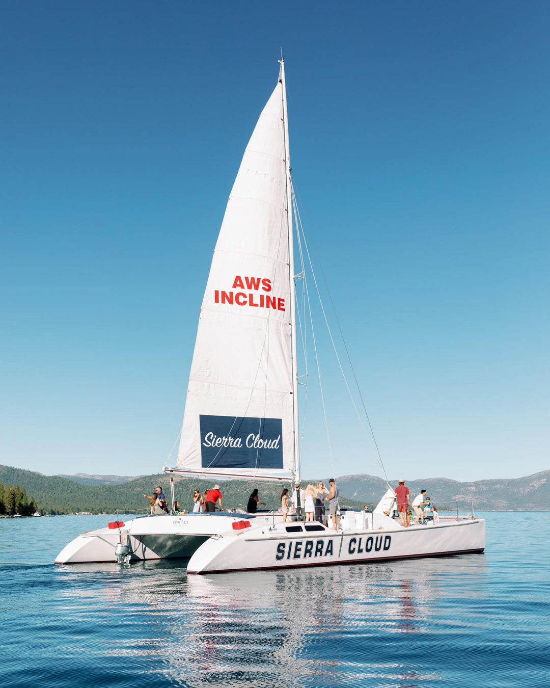 Sierra Cloud Sailing on Lake Tahoe